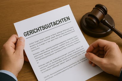 Beispielbild "Gerichtsgutachten"