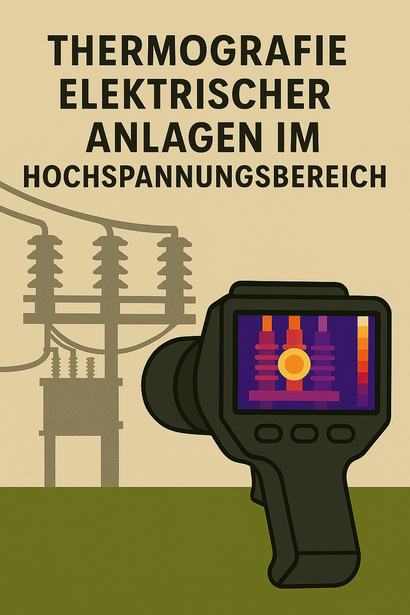 Beispielbild "Thermografie elektrischer Anlagen für die vorbeugende Instandhaltung und regelmäßige Überwachung im Hochspannungsbereich mit Teleobjektiven bei 60 m Entfernung mit einem Messpunkt von 30 mm"